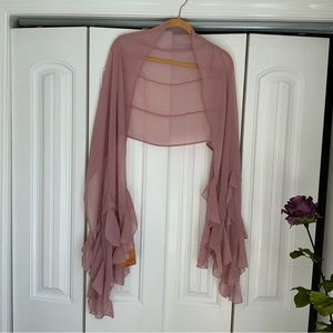 Dusty Rose Cover Up Wrap